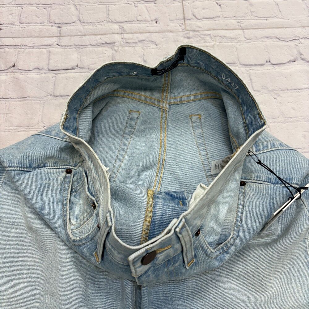 NWT Something Navy Women High Waist Straight Jeans Size 04/27 Blue Denim C134 20 - Picture 11 of 16